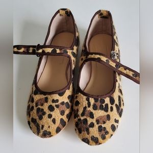 MOI Leopard Mary Jane Flats
